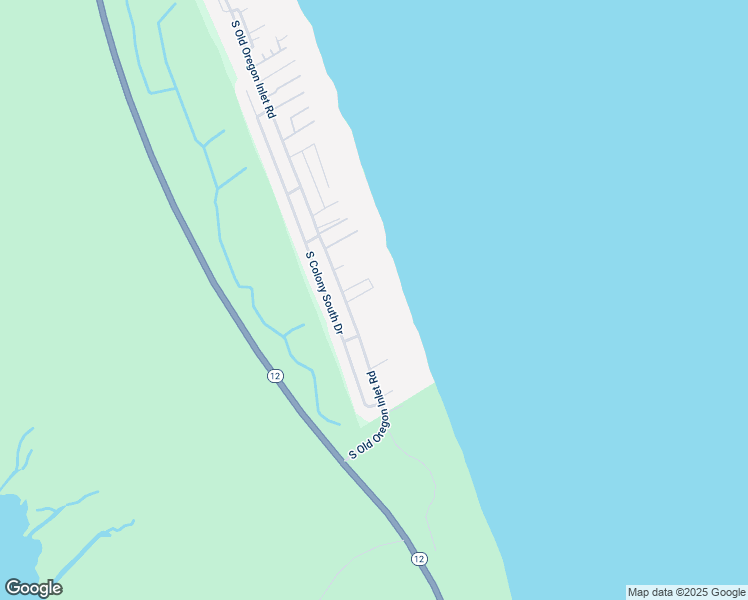 map of restaurants, bars, coffee shops, grocery stores, and more near 10333 South Old Oregon Inlet Road in Nags Head