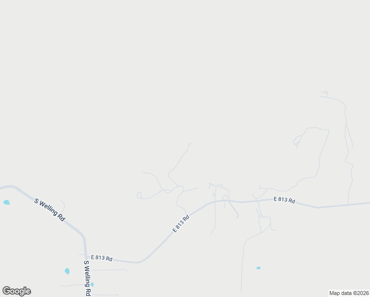 map of restaurants, bars, coffee shops, grocery stores, and more near 23884 East 808 Road in Welling
