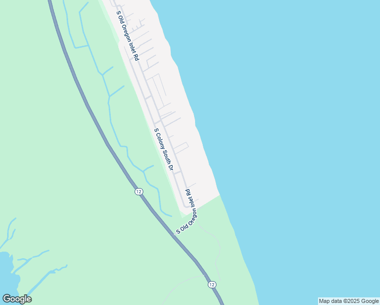 map of restaurants, bars, coffee shops, grocery stores, and more near 10333 South Old Oregon Inlet Road in Nags Head