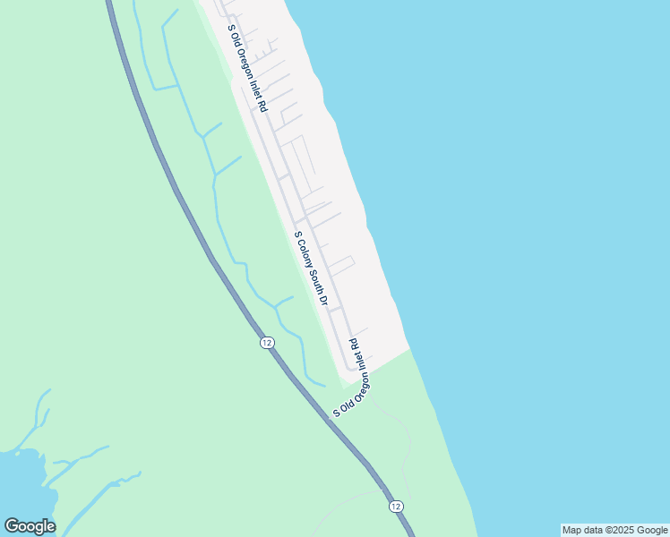 map of restaurants, bars, coffee shops, grocery stores, and more near 10321 South Old Oregon Inlet Road in Nags Head