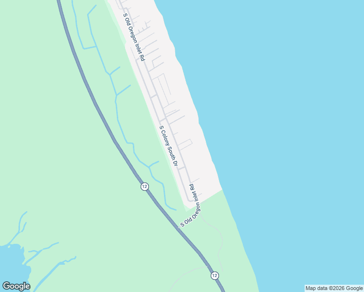 map of restaurants, bars, coffee shops, grocery stores, and more near 10334 S Colony South Dr in Nags Head