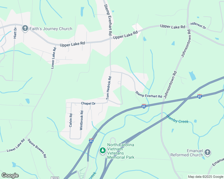 map of restaurants, bars, coffee shops, grocery stores, and more near 243 Tom Hedrick Road in Thomasville