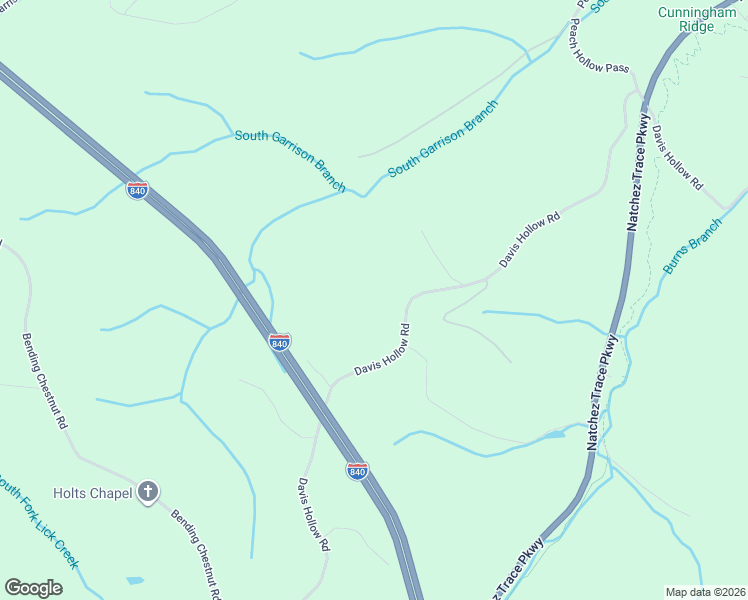 map of restaurants, bars, coffee shops, grocery stores, and more near 5881 Davis Hollow Road in Franklin