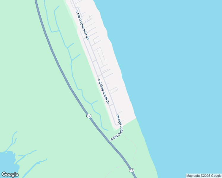 map of restaurants, bars, coffee shops, grocery stores, and more near 10321 South Old Oregon Inlet Road in Nags Head