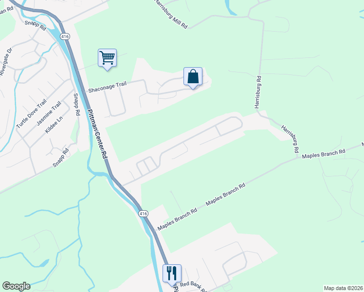 map of restaurants, bars, coffee shops, grocery stores, and more near 2149 Murphys Chapel Drive in Sevierville
