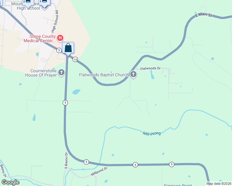 map of restaurants, bars, coffee shops, grocery stores, and more near 2513 East Main Street in Mountain View