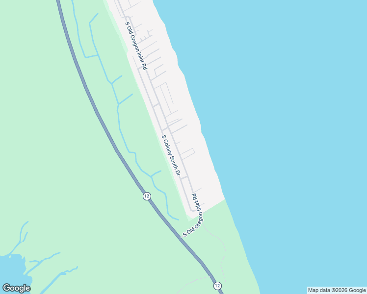 map of restaurants, bars, coffee shops, grocery stores, and more near 10313 South Old Oregon Inlet Road in Nags Head