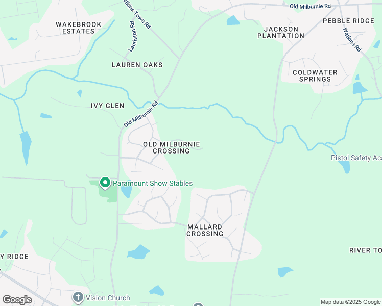 map of restaurants, bars, coffee shops, grocery stores, and more near Kenning Park Drive in Raleigh