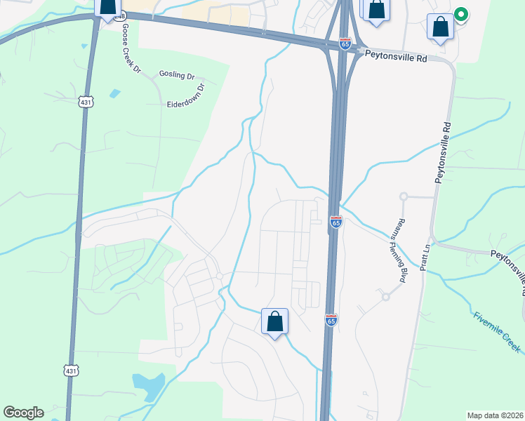map of restaurants, bars, coffee shops, grocery stores, and more near 3013 Fernshaw Lane in Franklin