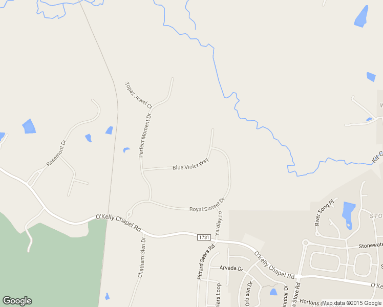 map of restaurants, bars, coffee shops, grocery stores, and more near 275 Blue Violet Way in Durham