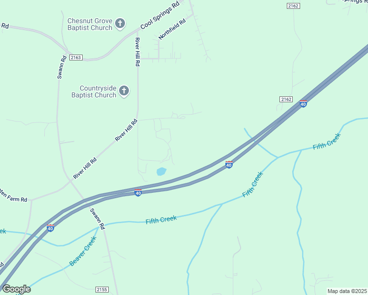 map of restaurants, bars, coffee shops, grocery stores, and more near 132 Country Hill Lane in Statesville