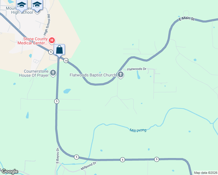 map of restaurants, bars, coffee shops, grocery stores, and more near 2513 East Main Street in Mountain View