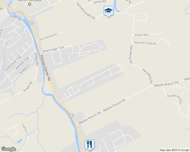 map of restaurants, bars, coffee shops, grocery stores, and more near 2149 Murphys Chapel Drive in Sevierville