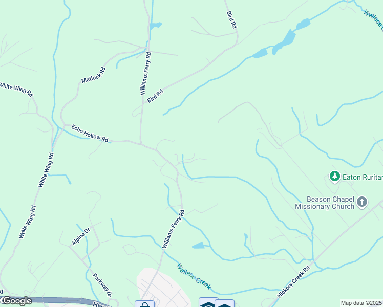 map of restaurants, bars, coffee shops, grocery stores, and more near 3388 Williams Ferry Road in Lenoir City