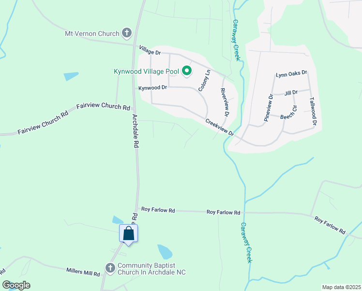 map of restaurants, bars, coffee shops, grocery stores, and more near 4528 Redding Court in Trinity