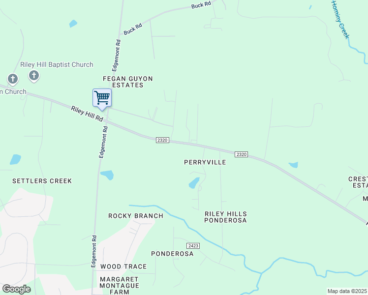 map of restaurants, bars, coffee shops, grocery stores, and more near 6508 Riley Hill Road in Wendell