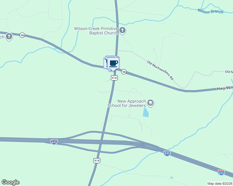 map of restaurants, bars, coffee shops, grocery stores, and more near 8219 Neal Road in Arrington