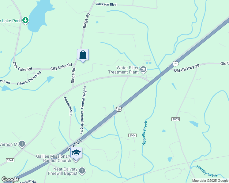 map of restaurants, bars, coffee shops, grocery stores, and more near Moose Lodge Road in Lexington