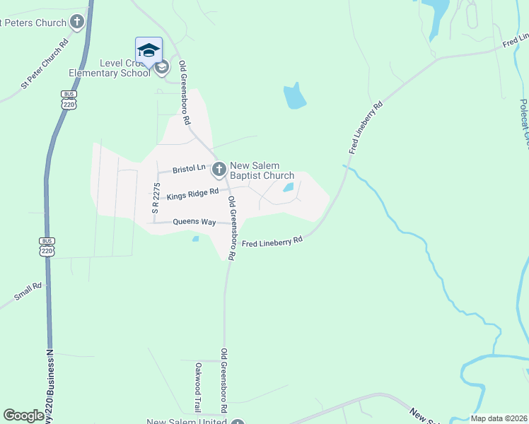 map of restaurants, bars, coffee shops, grocery stores, and more near 620 Mallard Drive in Randleman
