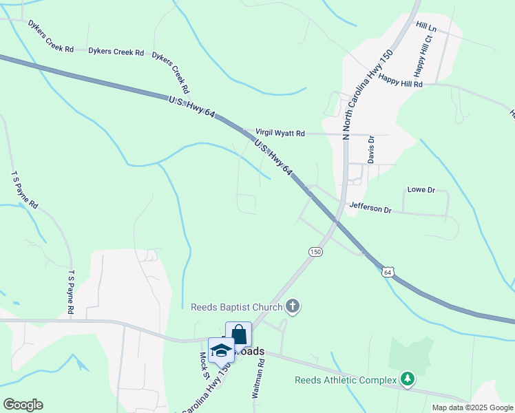 map of restaurants, bars, coffee shops, grocery stores, and more near 303 Myers Hill Trail in Lexington