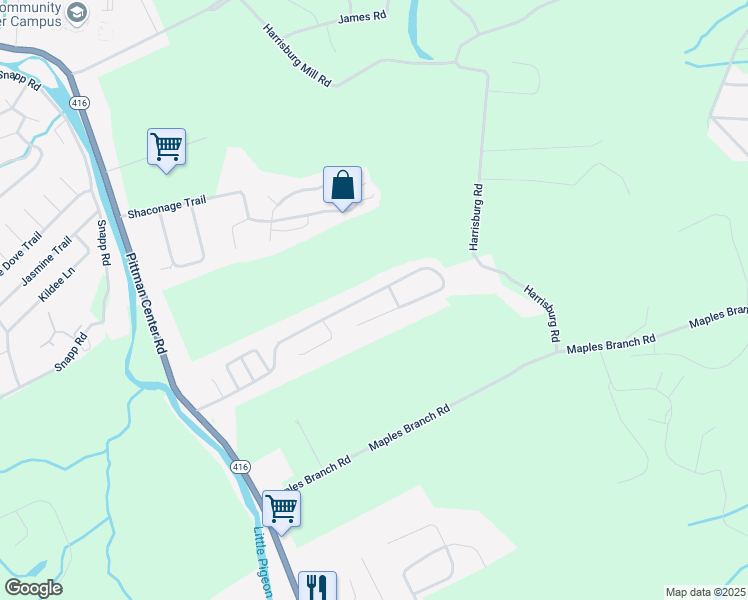 map of restaurants, bars, coffee shops, grocery stores, and more near 2318 Murphys Chapel Drive in Sevierville