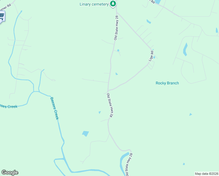 map of restaurants, bars, coffee shops, grocery stores, and more near 2266 Old Highway 28 in Crossville