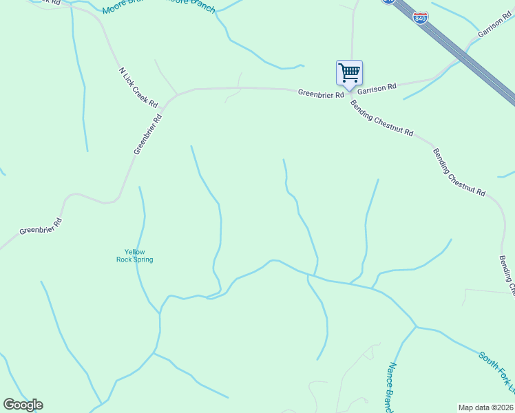 map of restaurants, bars, coffee shops, grocery stores, and more near 5715 Greenbriar Road in Franklin