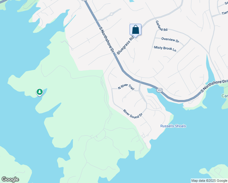 map of restaurants, bars, coffee shops, grocery stores, and more near 10217 Poplar Glen Drive in Knoxville