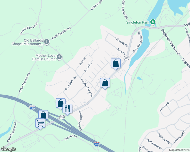map of restaurants, bars, coffee shops, grocery stores, and more near 1763 Claiborne Street in Louisville