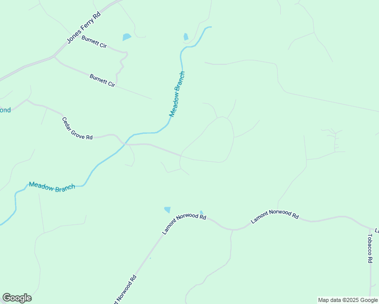 map of restaurants, bars, coffee shops, grocery stores, and more near 1733 Cedar Grove Road in Pittsboro