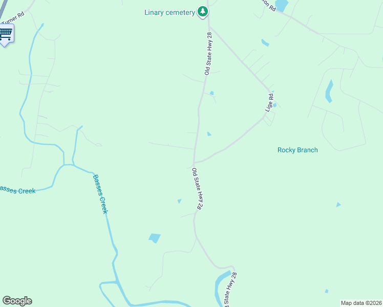 map of restaurants, bars, coffee shops, grocery stores, and more near 2266 Old Highway 28 in Crossville