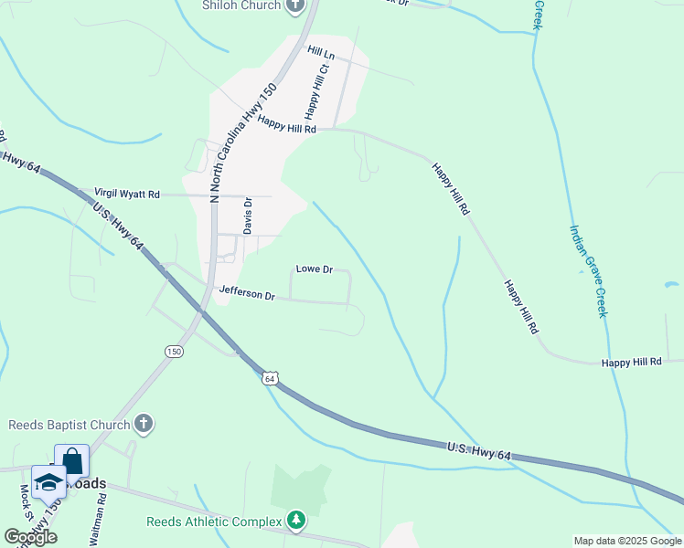 map of restaurants, bars, coffee shops, grocery stores, and more near 350 Lowe Drive in Lexington