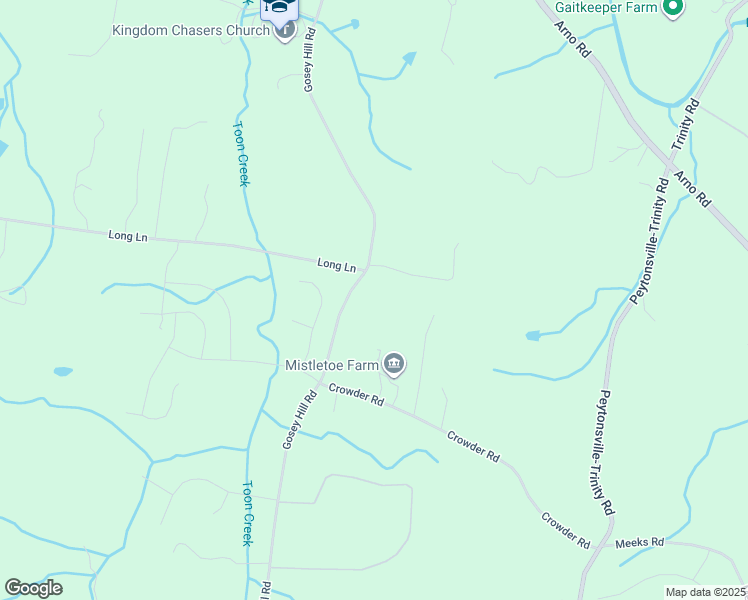 map of restaurants, bars, coffee shops, grocery stores, and more near 4304 Gosey Hill Road in Franklin