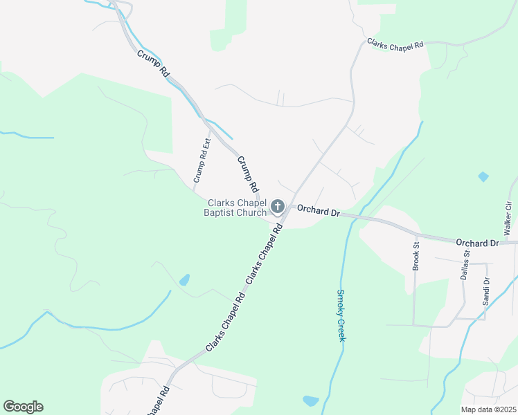 map of restaurants, bars, coffee shops, grocery stores, and more near 2222 Crump Road in Lenoir