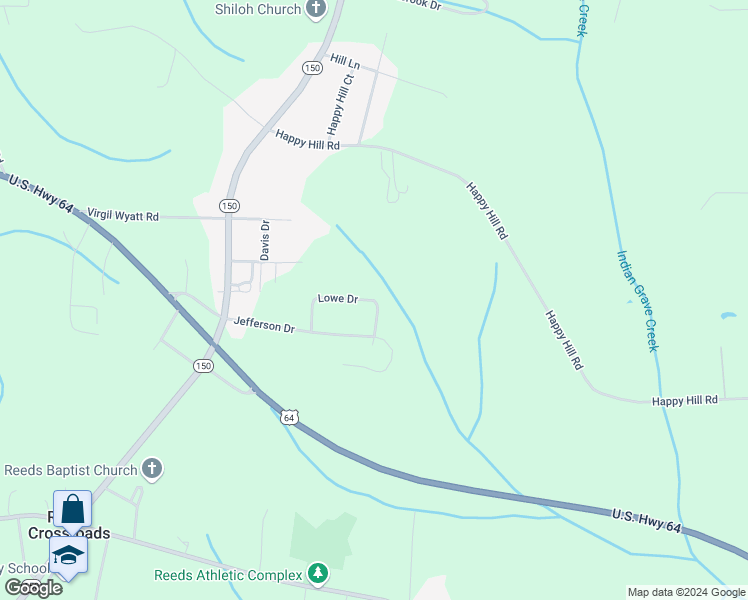 map of restaurants, bars, coffee shops, grocery stores, and more near 350 Lowe Drive in Lexington