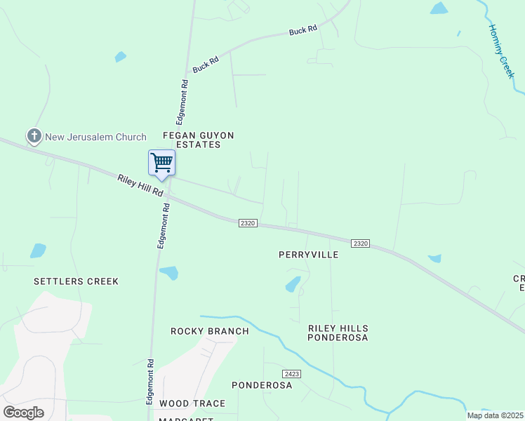 map of restaurants, bars, coffee shops, grocery stores, and more near 6429 Riley Hill Road in Wendell