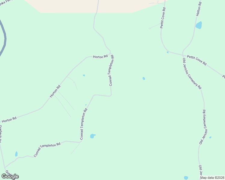 map of restaurants, bars, coffee shops, grocery stores, and more near 1476 Conrad Templeton Road in Quebeck