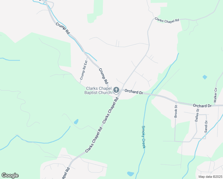 map of restaurants, bars, coffee shops, grocery stores, and more near 2222-2292 Crump Road in Lenoir