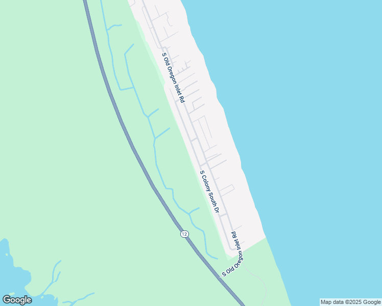 map of restaurants, bars, coffee shops, grocery stores, and more near 10226 South Colony South Drive in Nags Head