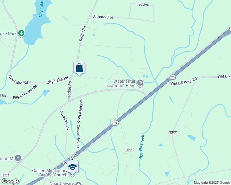 map of restaurants, bars, coffee shops, grocery stores, and more near 2804 Greensboro Street Extension in Lexington
