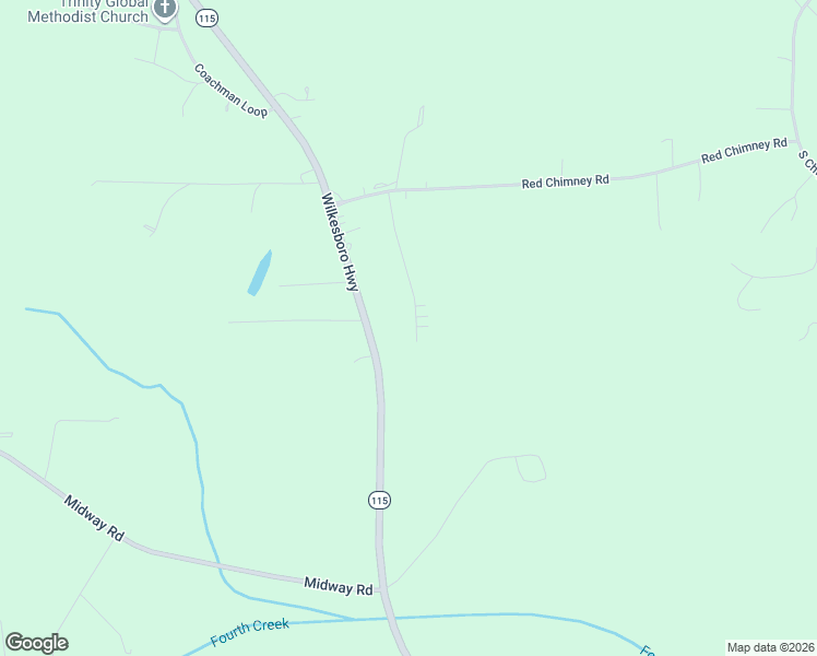 map of restaurants, bars, coffee shops, grocery stores, and more near 180 Foy Lane in Statesville