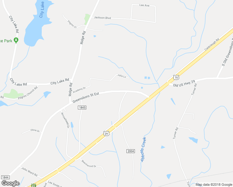 map of restaurants, bars, coffee shops, grocery stores, and more near 2804 Greensboro Street Extension in Lexington