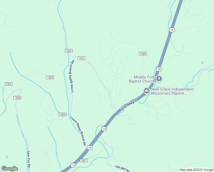 map of restaurants, bars, coffee shops, grocery stores, and more near 182 Upper Bailey Branch Road in Mars Hill