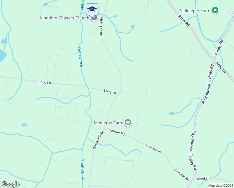 map of restaurants, bars, coffee shops, grocery stores, and more near 4304-4310 Gosey Hill Road in Franklin