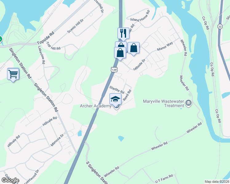 map of restaurants, bars, coffee shops, grocery stores, and more near 4214 Airport Highway in Louisville