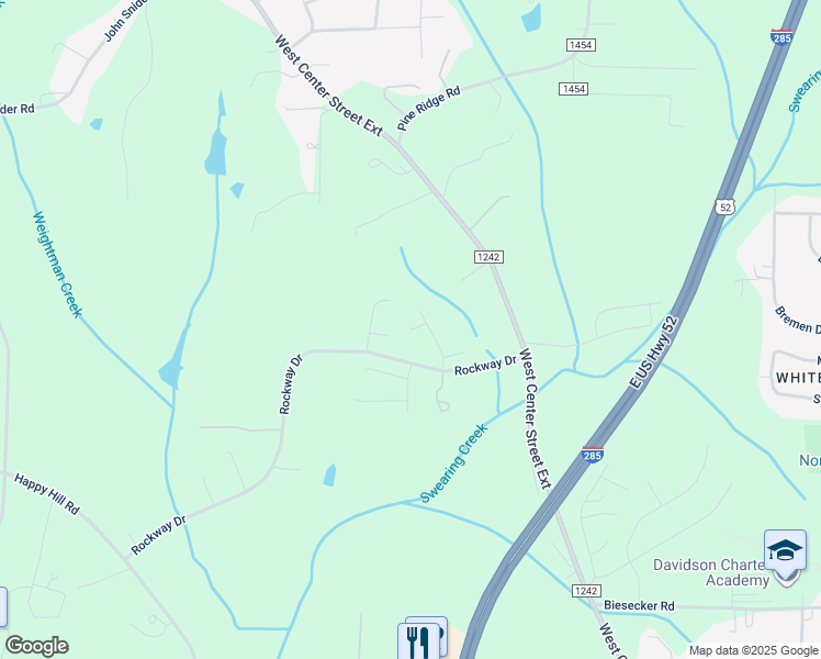 map of restaurants, bars, coffee shops, grocery stores, and more near 136 Napa Road in Lexington