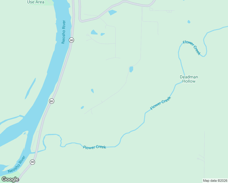 map of restaurants, bars, coffee shops, grocery stores, and more near 22303 South 377 Road in Fort Gibson