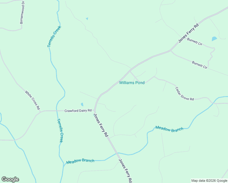 map of restaurants, bars, coffee shops, grocery stores, and more near 2310 Jones Ferry Road in Pittsboro