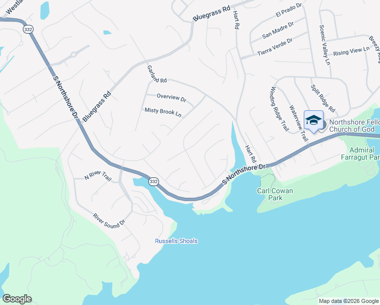 map of restaurants, bars, coffee shops, grocery stores, and more near 10266 Castlebridge Court in Knoxville