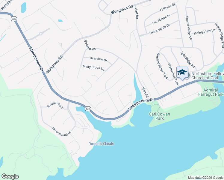 map of restaurants, bars, coffee shops, grocery stores, and more near 10266 Castlebridge Court in Knoxville